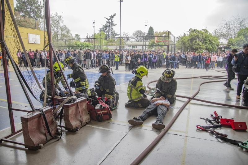 Agencia Uno - Simulacro de sismo de Senapred