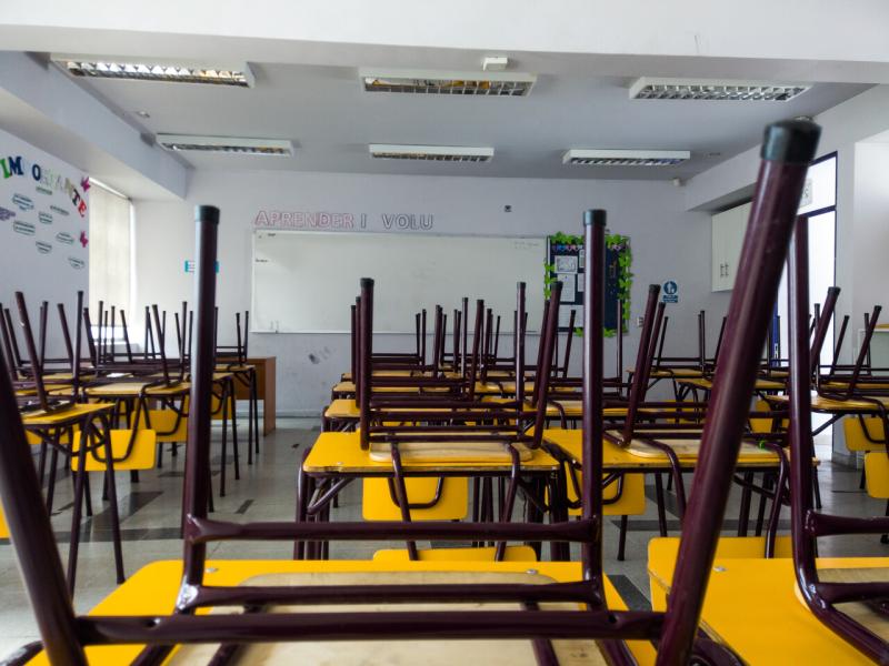 Suspensión de clases en la RM