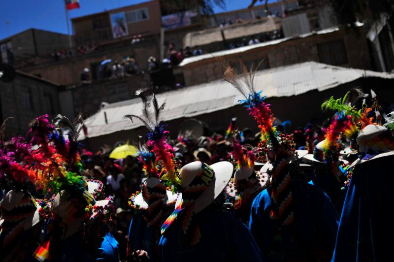 Fiesta de la Virgen de Guadalupe de Ayquina, localidad cercana a Turi, donde se avistó a un puma