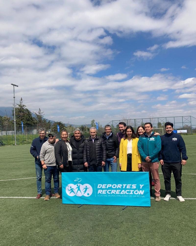 Patricio Mardones en una actividad deportiva de La Reina - Créditos: @patomardones8