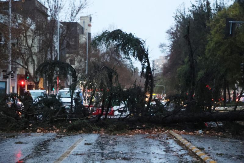 Agencia Uno - Sistema frontal esta mañana en la RM