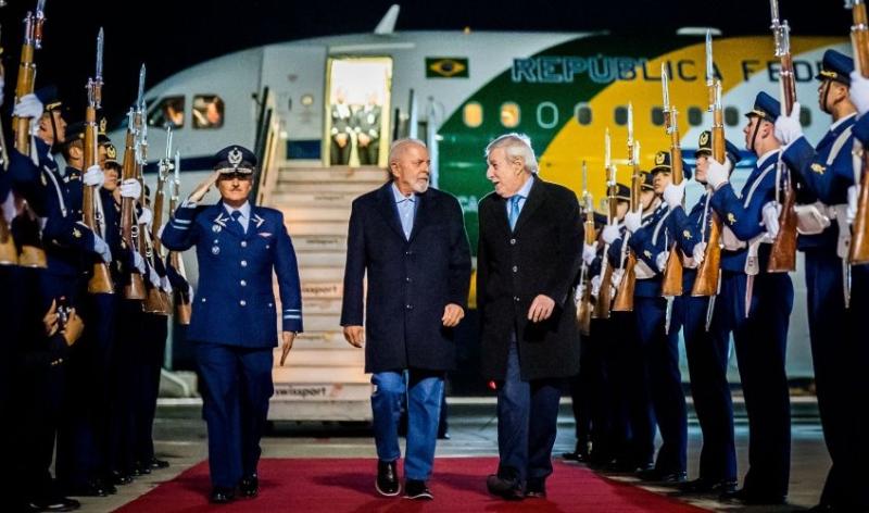 Aton - Ministro de Relaciones Exteriores, Alberto van Klaveren y Presidente de Brasil, Luiz Inácio Lula da Silva