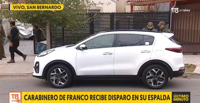 T13 - Carabinero herido en San Bernardo