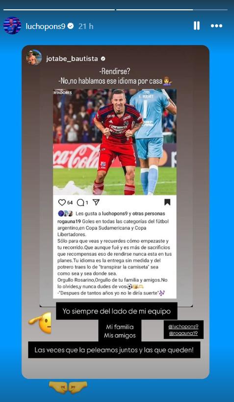 La reflexión de esposa de Luciano Pons en redes sociales - Créditos: Captura