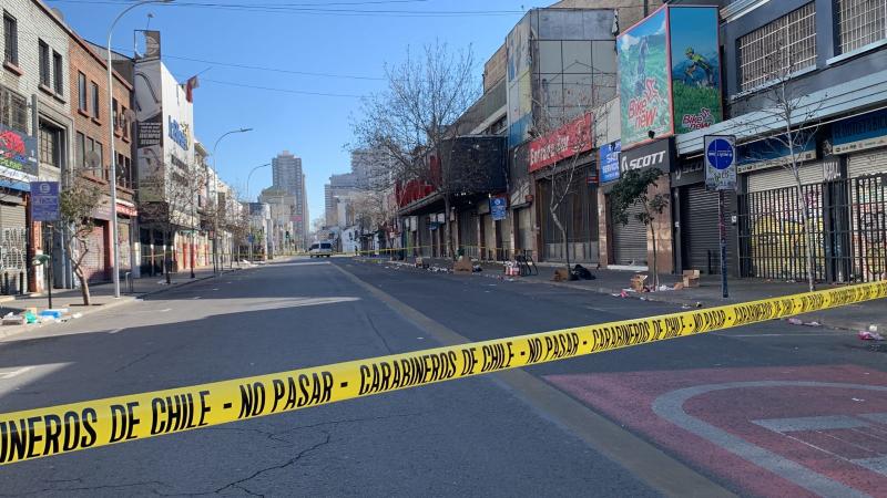 Carabinero de franco fue baleado tras un evento en el teatro