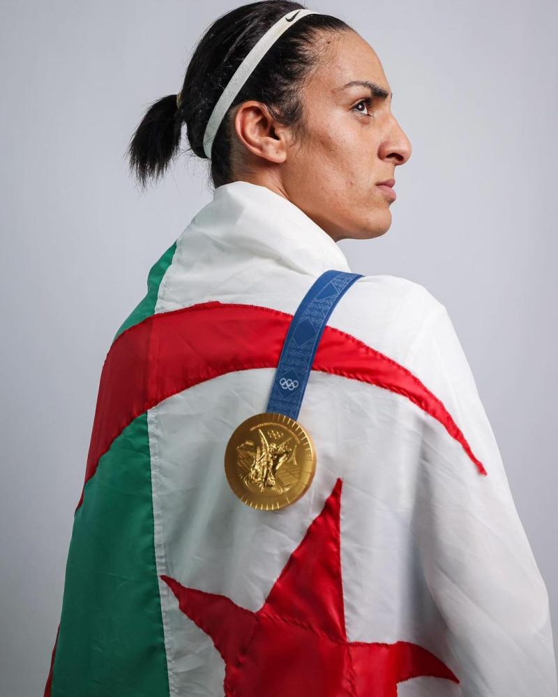 Imane Khelif con su medalla de oro - Créditos: Instagram