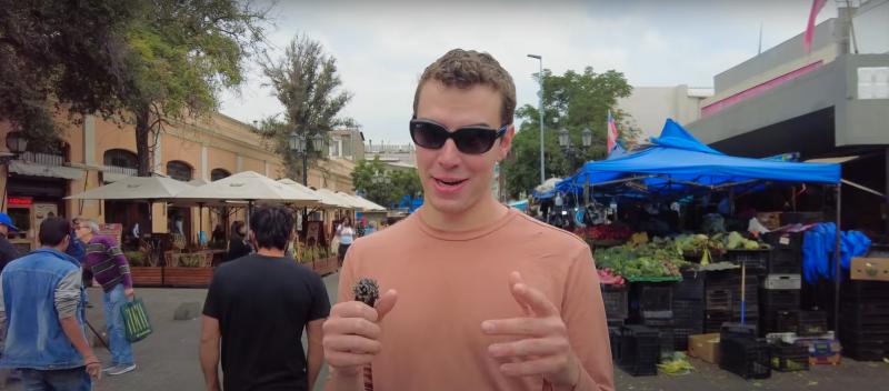 YouTube/Wyatt and Reyka - Pareja estadounidense de visita en Santiago