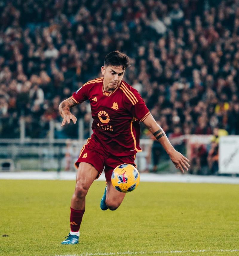 Paulo Dybala en la Roma. Crédito: AS Roma.
