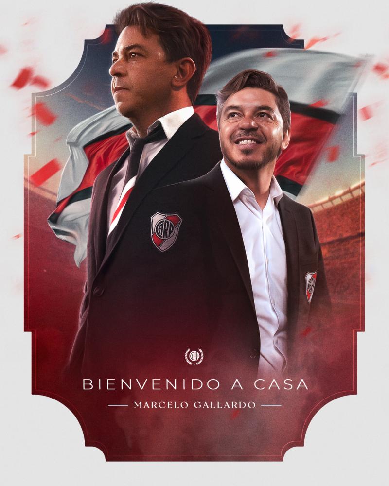 Marcelo Gallardo en River Plate. Crédito: River.