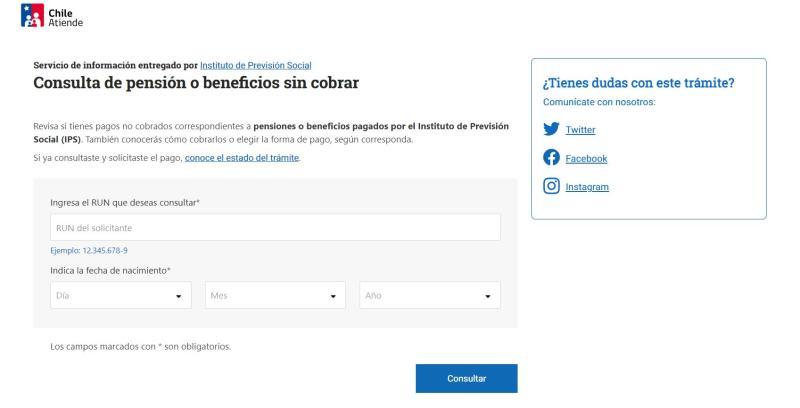 Chile Atiende - Revisa si tienes bonos y pagos sin cobrar