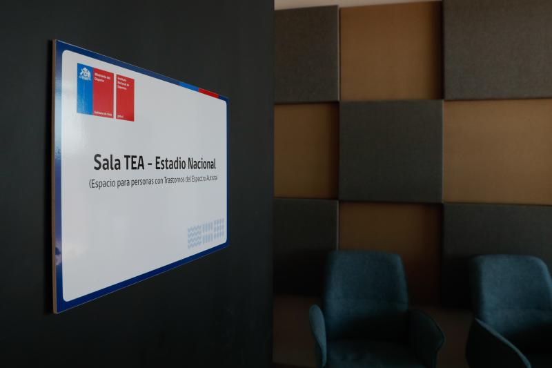 Sala TEA del Estadio Nacional - Créditos: Prensa Universidad de Chile