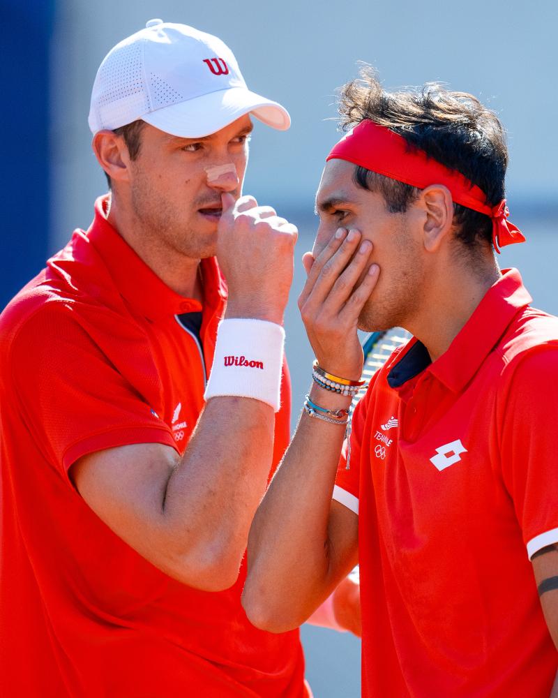 Nicolás Jarry y Alejandro Tabilo en París 2024 - Créditos: Óscar Muñoz