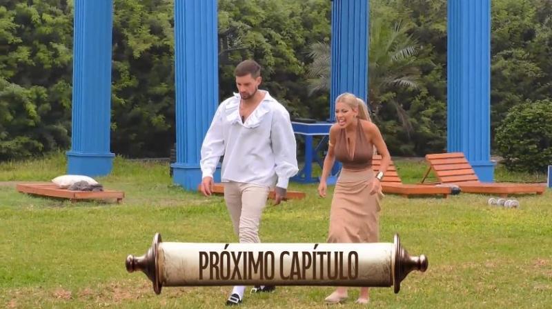 Canal 13 - Oriana Marzoli hablando con Luis Mateucci