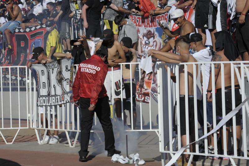 Incidentes en Antofagasta. Crédito: Photosport.