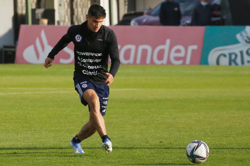 Pablo Galdames en la Roja. Crédito: Photosport.