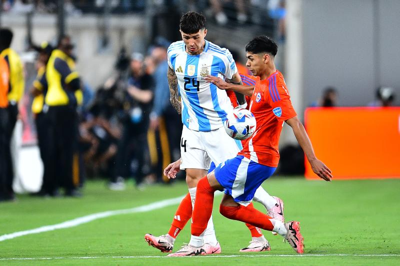 Argentina vs Chile. Crédito: Photosport.
