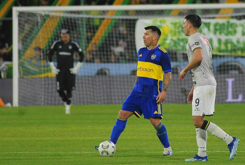 Gary Medel en Boca Juniors. Crédito: Photosport.