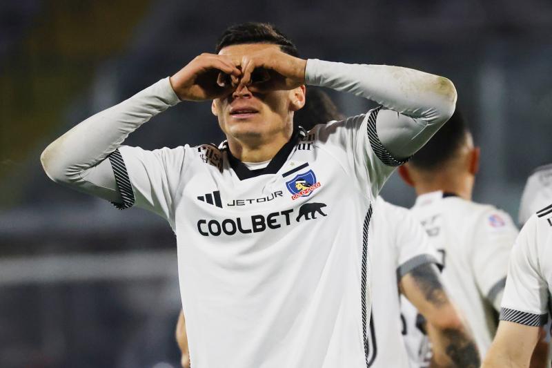 Lucas Cepeda en Colo Colo. Crédito: Photosport.
