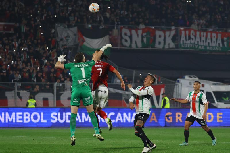 Palestino empató ante el DIM por la Copa Sudamericana 2024 - Crédito: Photosport