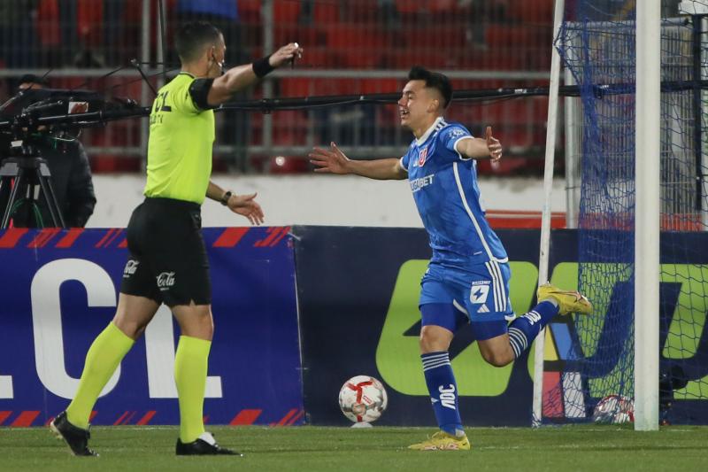 Ignacio Vásquez en Universidad de Chile. Crédito: Photosport.