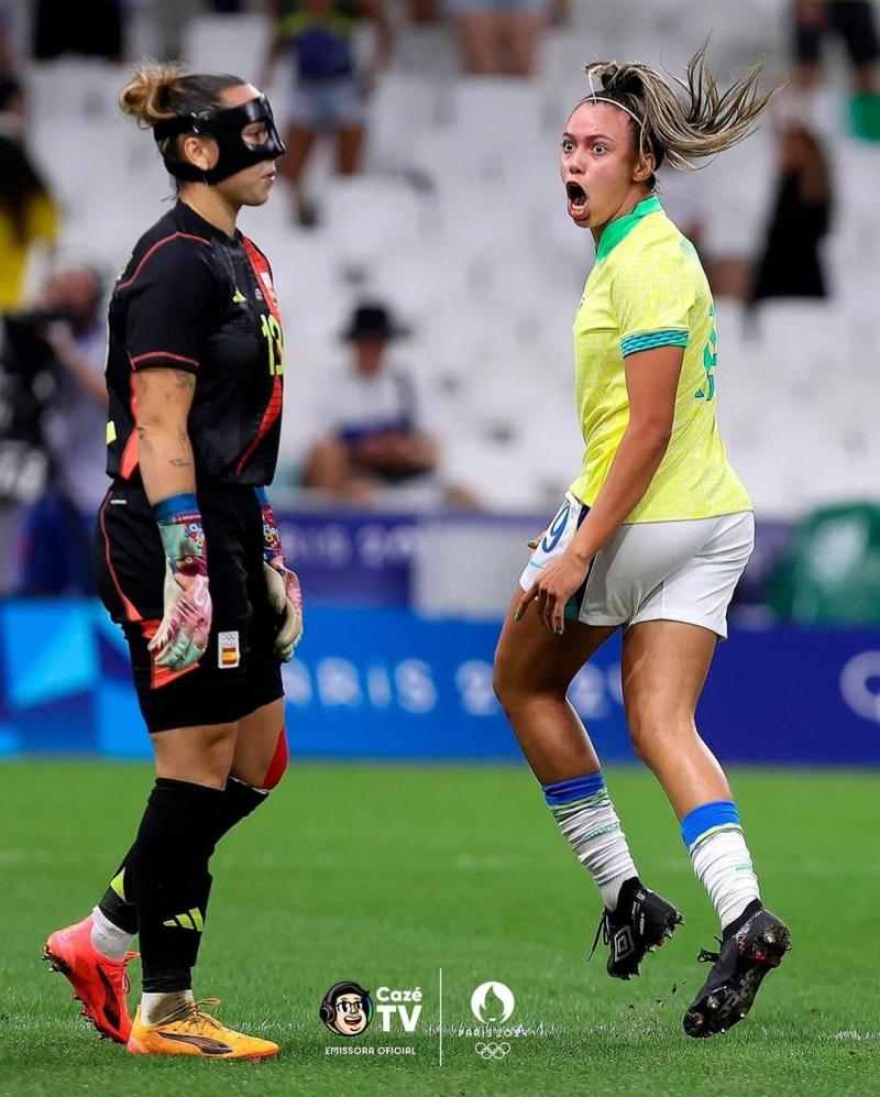 Priscila Silva compartió esta imagen en sus redes sociales tras clasificar a la final de París 2024- Créditos: Gaspar Nobrega COB