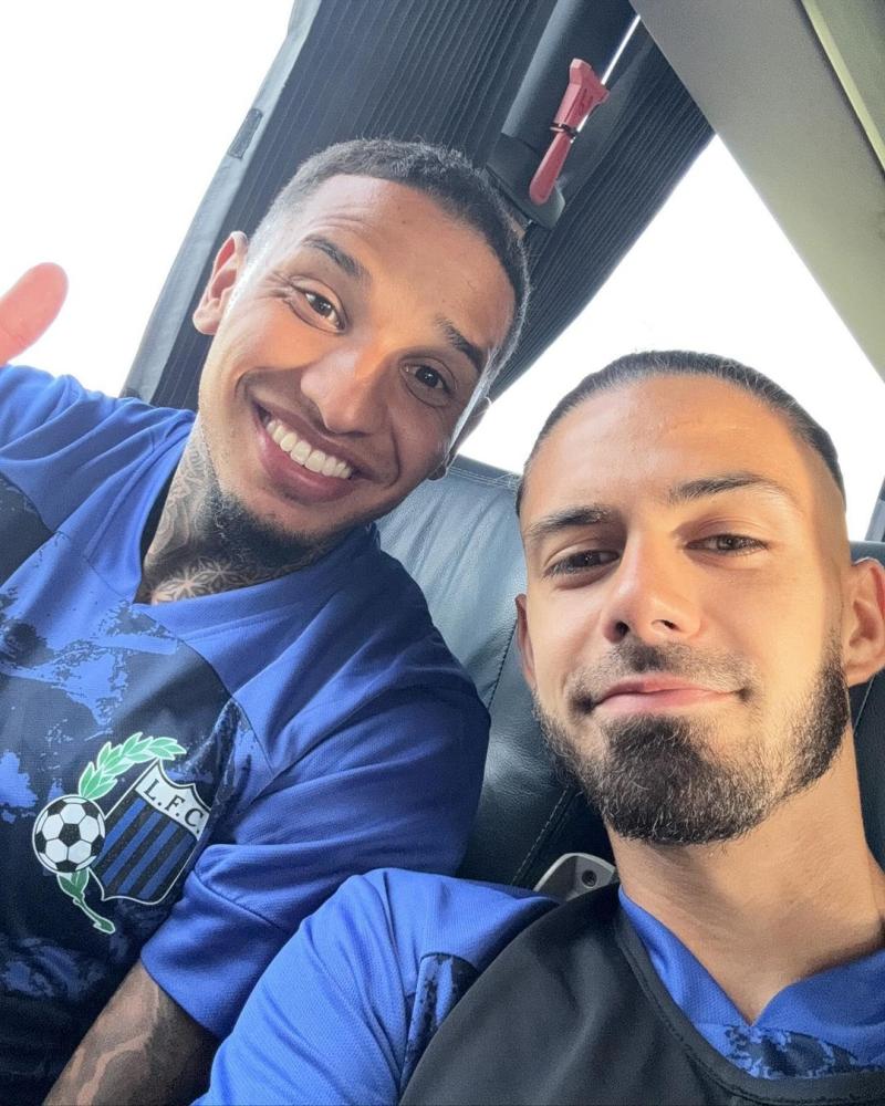 Thiago Vecino y Juan Izquierdo. Crédito: Instagram.