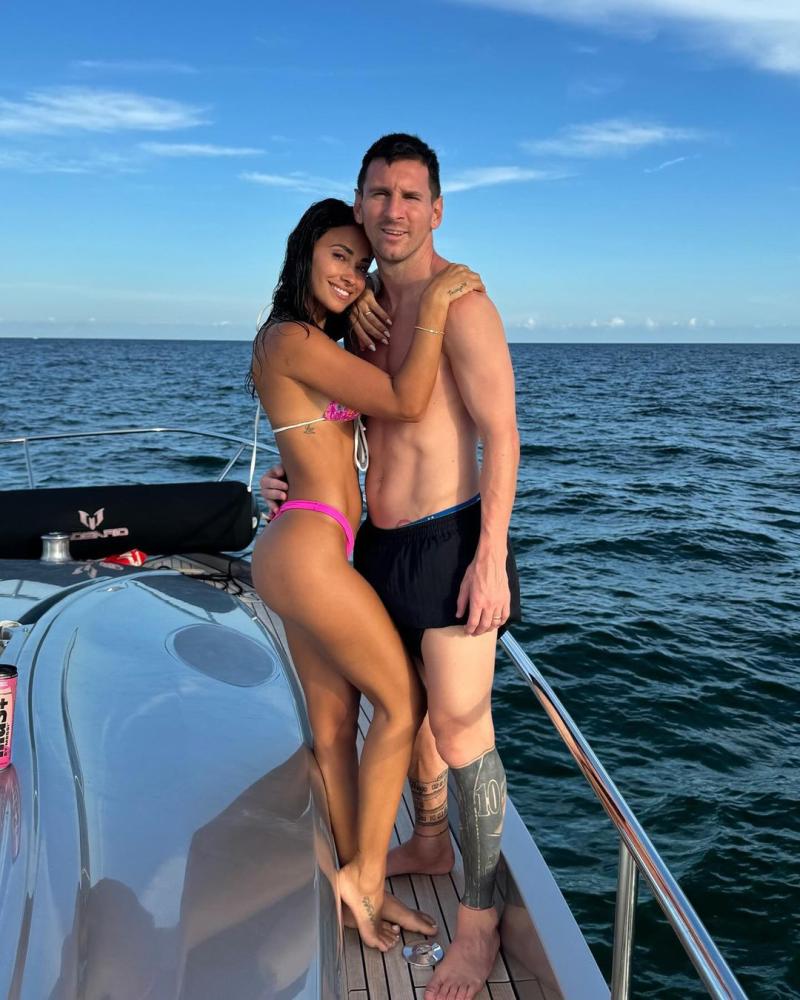 Antonela Roccuzzo dejó ver su tatuaje dedicado a Lionel Messi - Créditos: @antonelaroccuzzo
