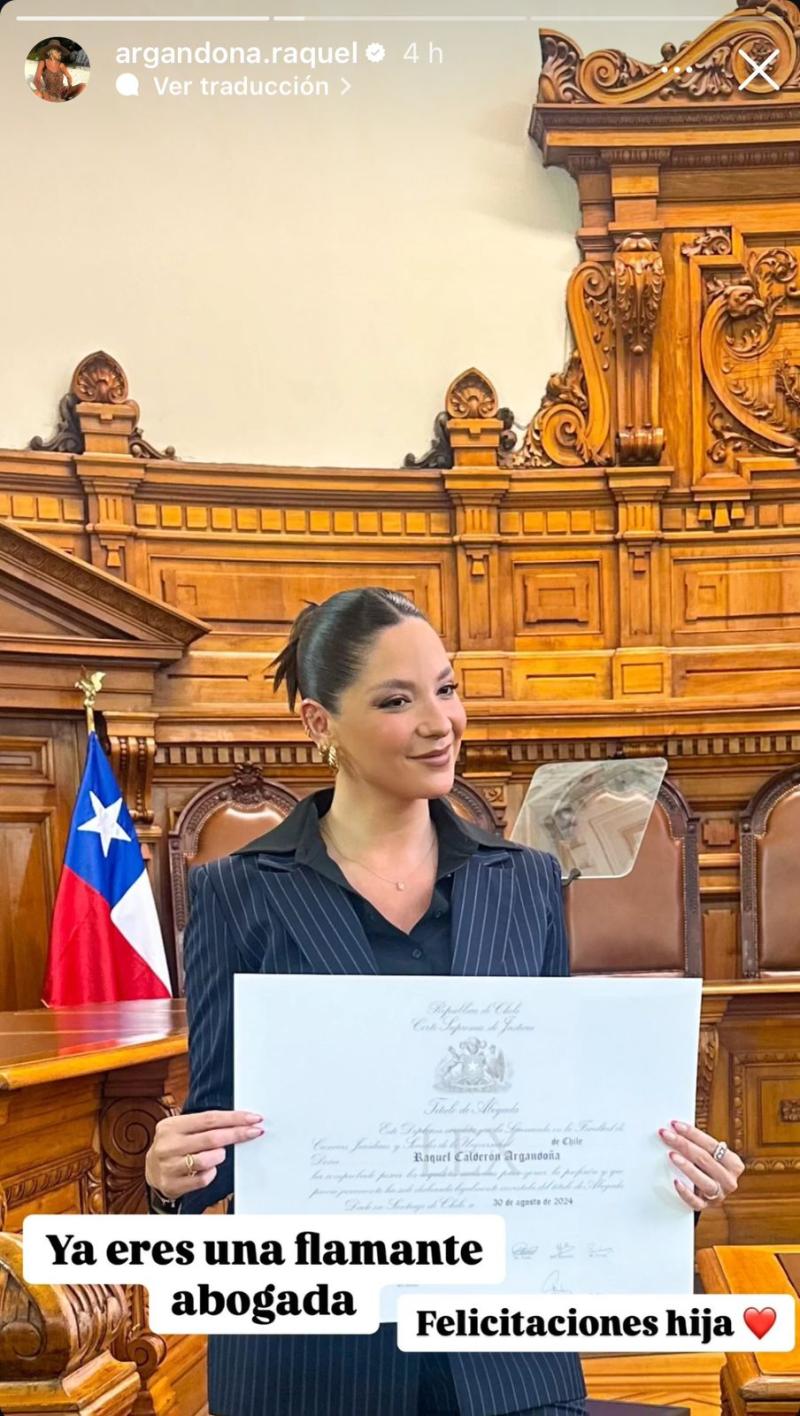 Instagram - Storie de Raquel Argandoña por titular de Kel