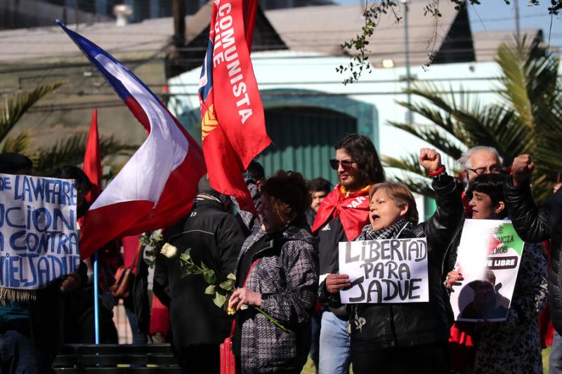 ATON - Adherentes abogan por la libertad de Daniel Jadue