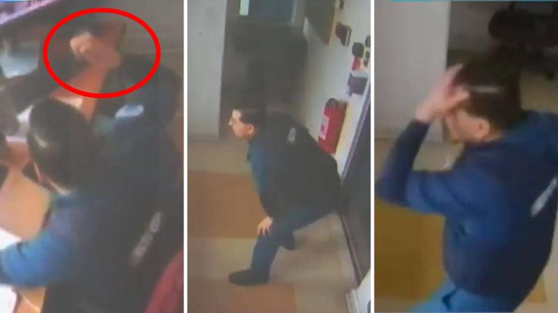 T13 - Así 'avisó' guardia el robo de Brinks