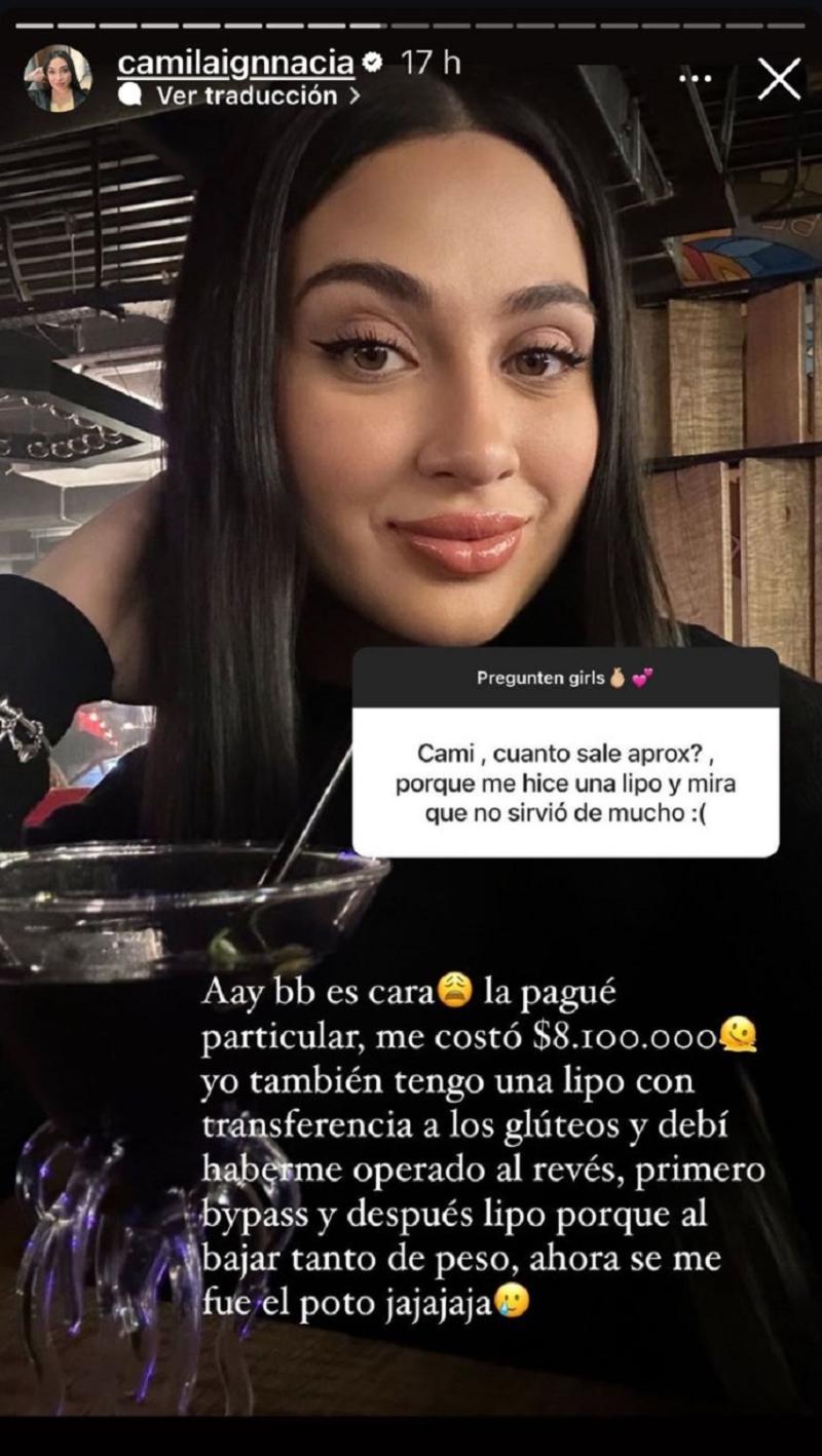 Instagram - Camila Sepúlveda, pareja de Jordhy Thompson