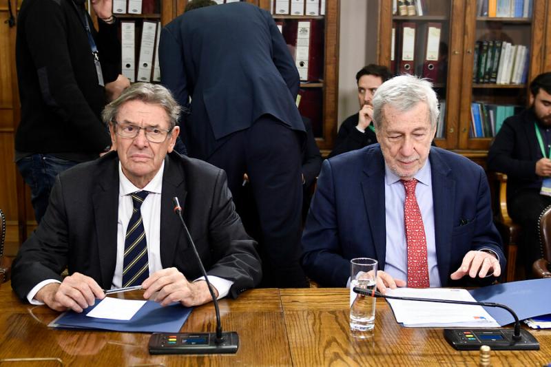 Agencia Uno - Embajador Gazmuri y canciller Van Klaveren