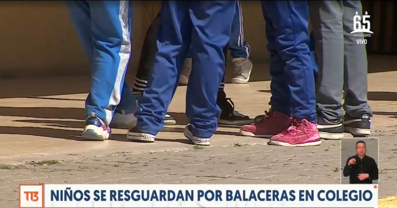"Mañana no me mandes al colegio": El testimonio de los niños por balaceras en colegio en La Pintana