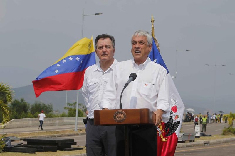 Agencia Uno - Sebastián Piñera en Cúcuta