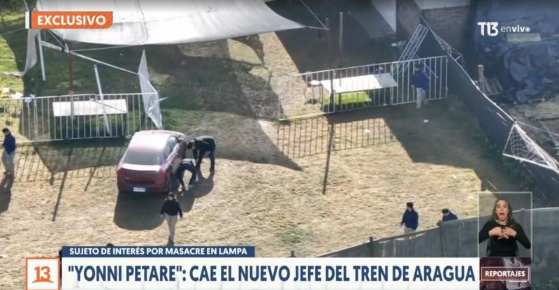 Exclusivo T13: Quién es Yonni Petare, el líder del Tren de Aragua detenido en Santiago