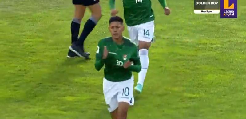 Gol de Bolivia. Crédito: Archivo.