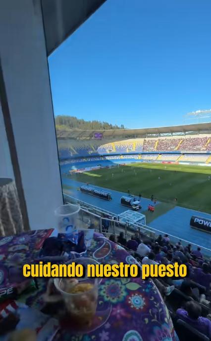 Así es la vista desde el sector VIP del Estadio Ester Roa - Créditos: @ashertiktoks