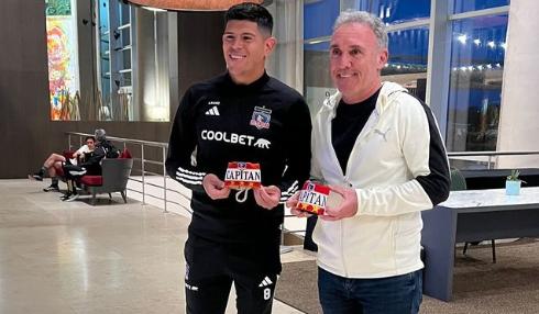 Marcelo Espina visita a Colo Colo 2 - Créditos: @marceloespina8