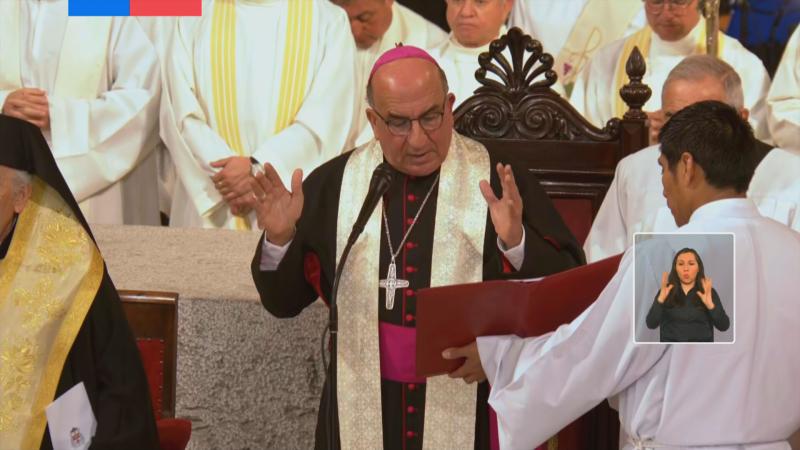 Monseñor Chomalí se refiere a la crisis de seguridad en el Te Deum