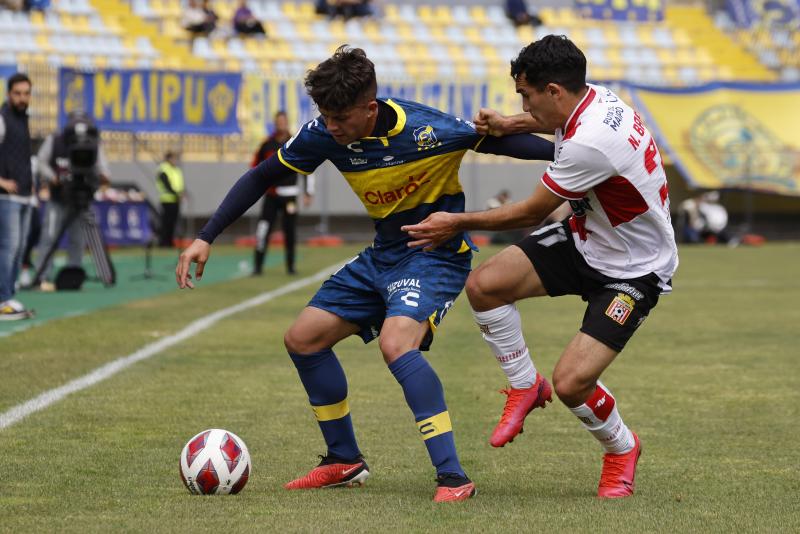 Jugador de Curicó Unido involucrado. Crédito: Photosport.