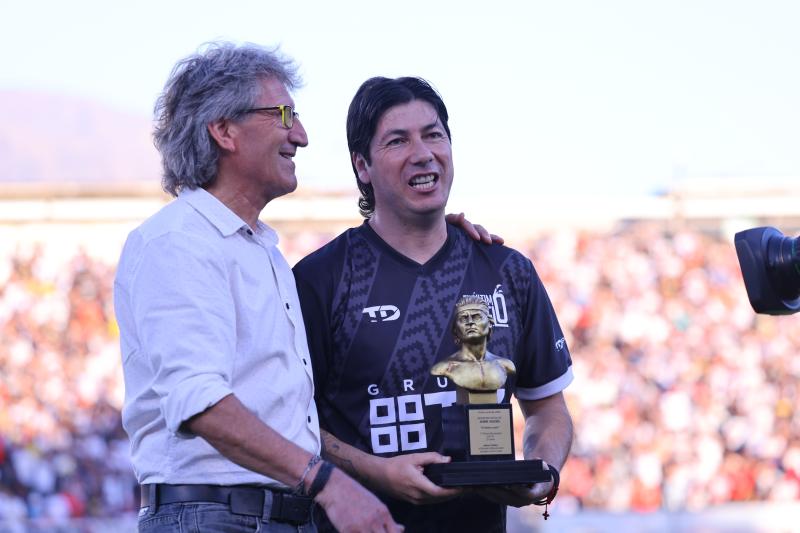 Daniel Morón en Colo Colo. Crédito: Photosport.