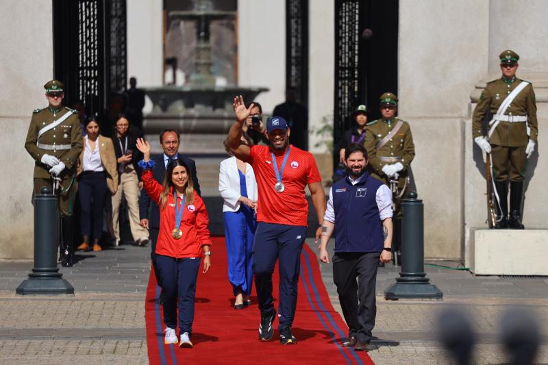 Los medallistas en los Juegos Olímpicos Paris 2024. Crédito: Photosport.