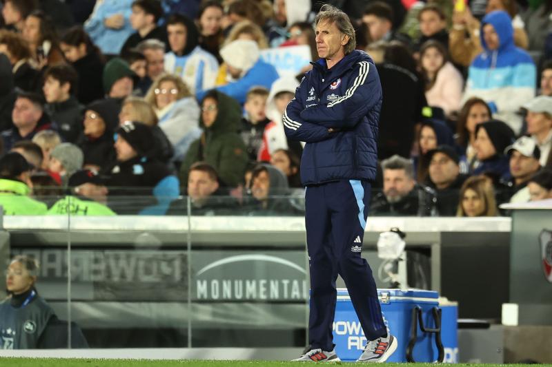 Ricardo Gareca en la Roja. Créditos: Photosport.