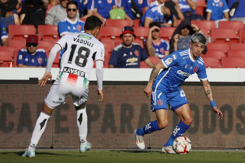 Maximiliano Guerrero se perderá el próximo partido de la U por Campeonato Nacional - Créditos: Photosport