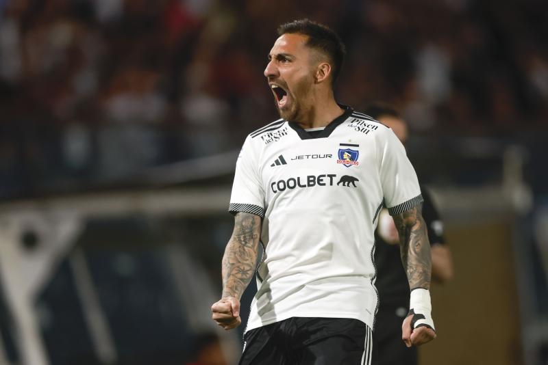 Javier Correa en Colo Colo. Crédito: Photosport.