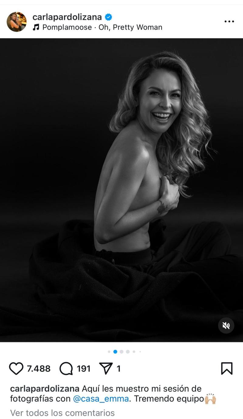 Instagram - Carla Pardo Lizana, esposa de Claudio Bravo