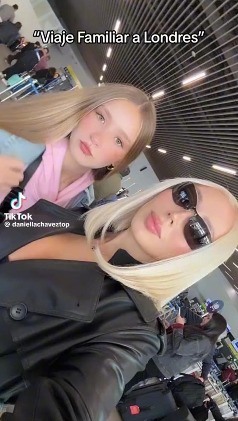 TikTok - Daniella Chávez y su hija Isidora