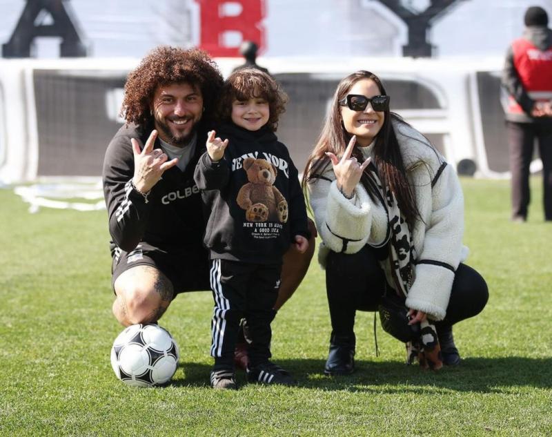 Maximiliano Falcón y su familia - Crédito: Instagram