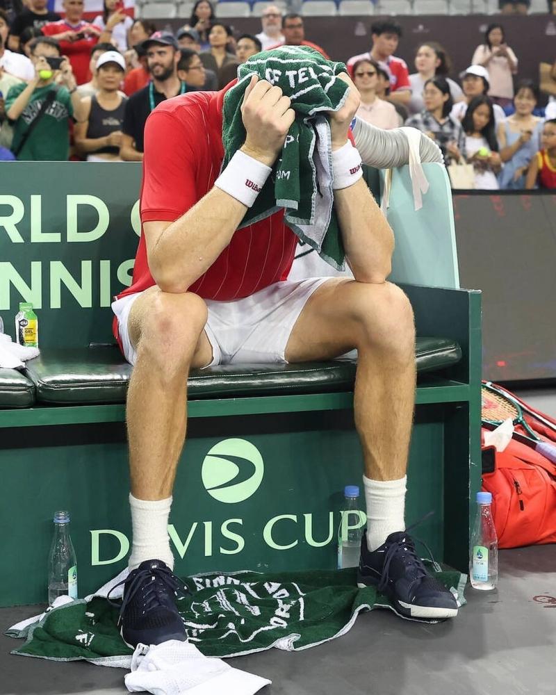 Nicolás Jarry atraviesa un complejo presente - Crédito: Instagram @Copadavis