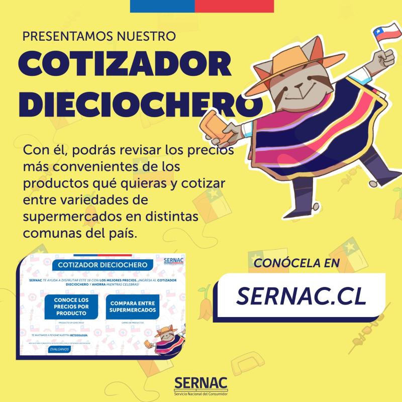 Sernac - Cotizador Dieciochero